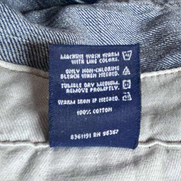 Oshkosh B'Gosh Overalls Bibs 36 Medium Wash Carpenter Farm Ranch Grunge - Picture 12 of 12